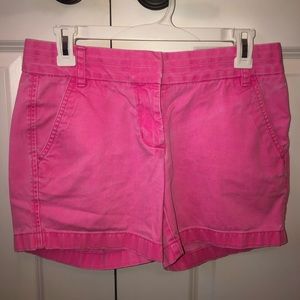J. Crew 5” Broken-In Chino Shorts, Pink